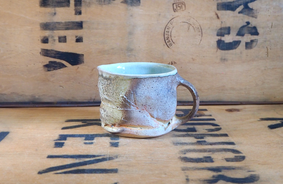Woodfired Porcelain Large Mug (5) by John Mackenzie