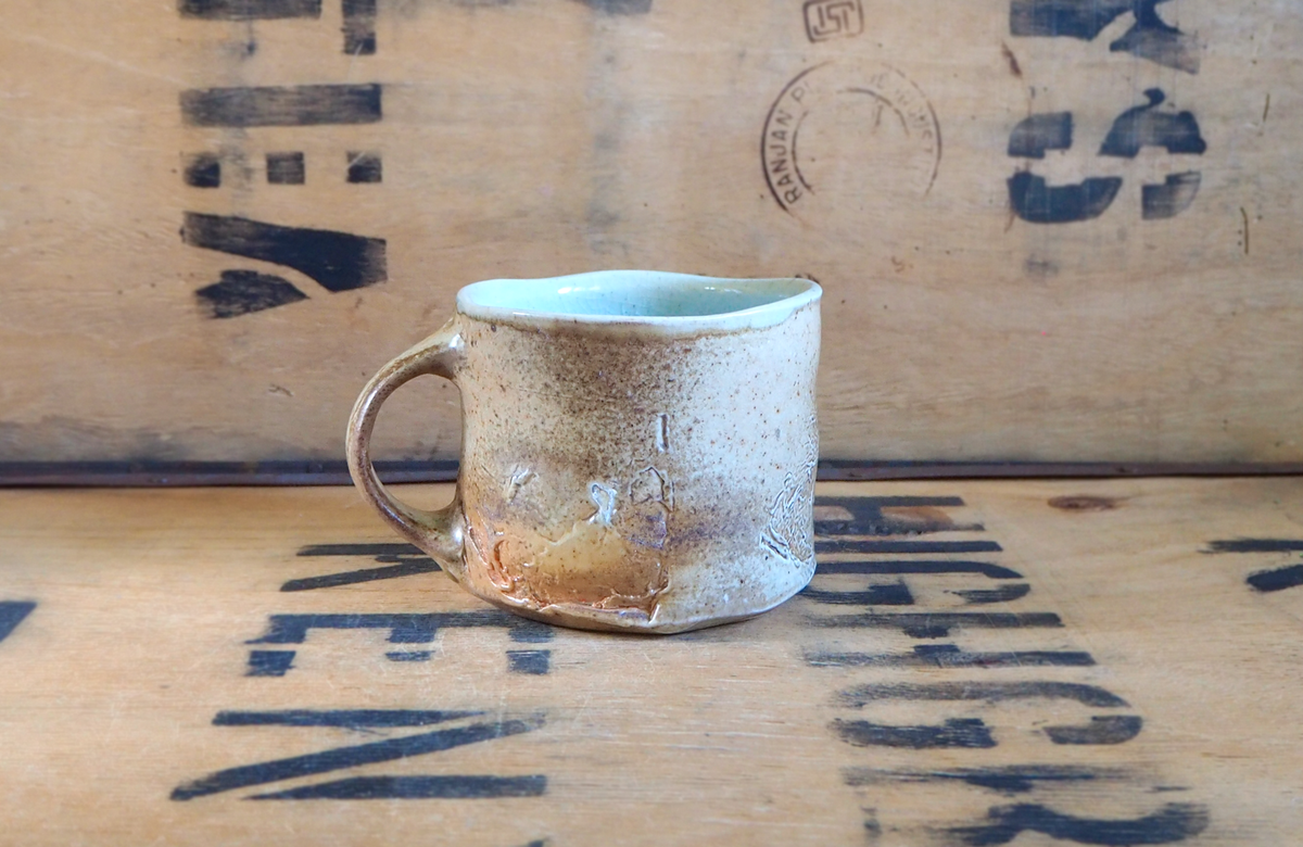 Woodfired Porcelain Large Mug (8) by John Mackenzie