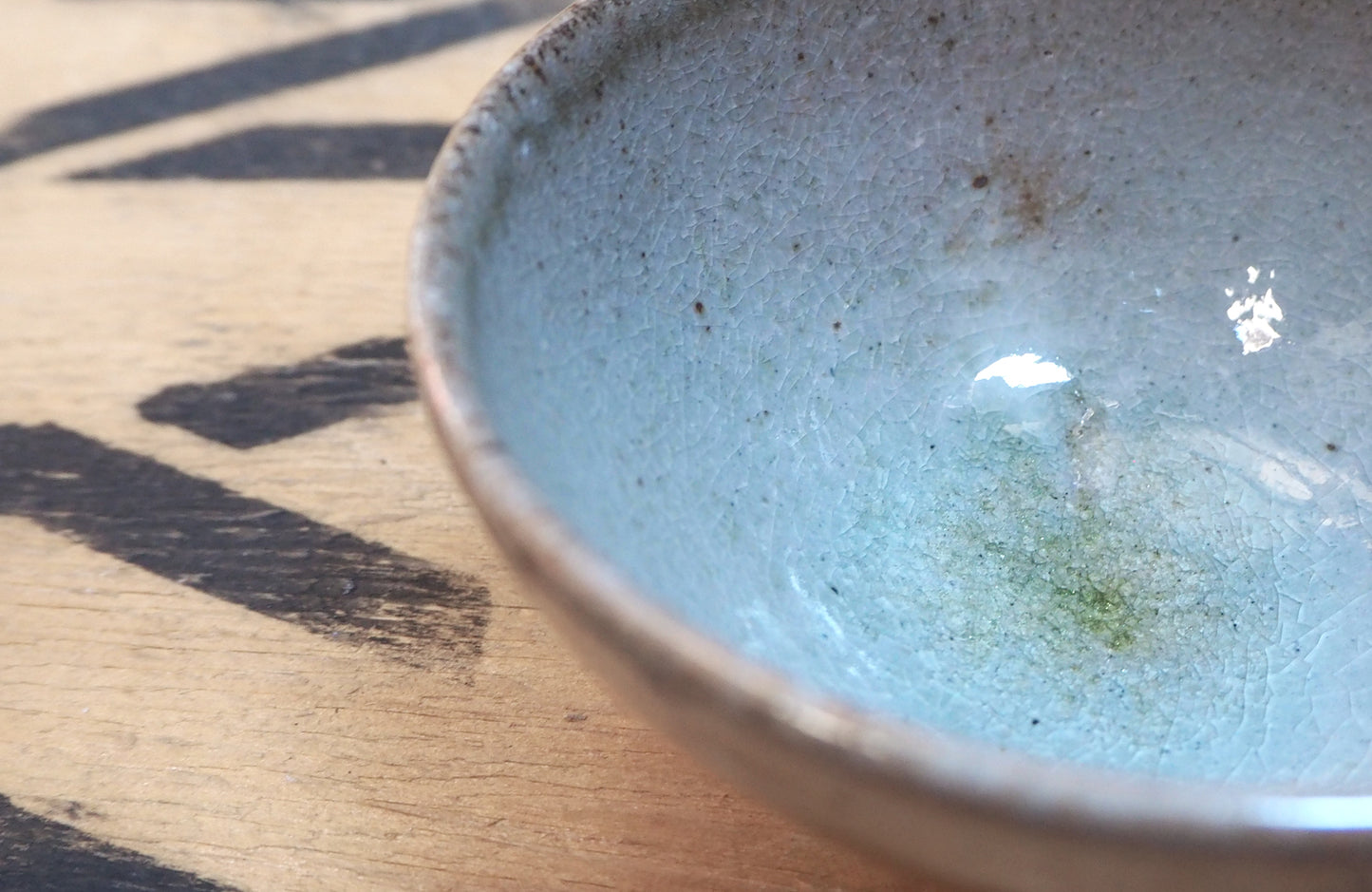 Low Shino Tea Bowl by Popalini & Jezando