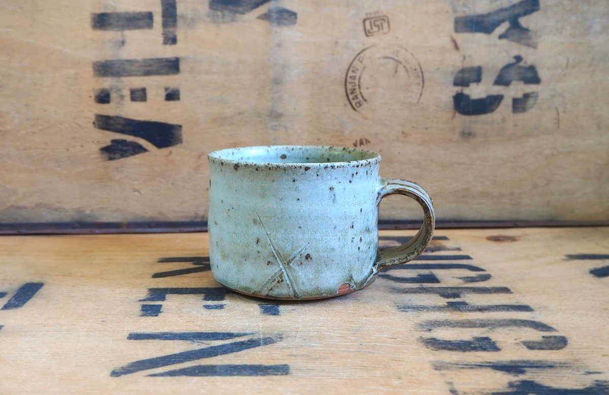 Woodfired Ash Mug by Linda Unsworth