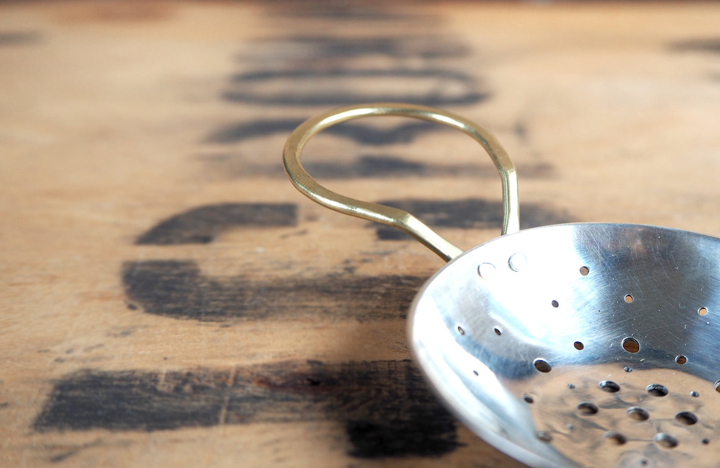 Silver Tea Strainer by Raz | Maker