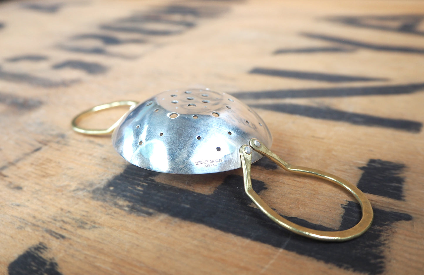 Silver Tea Strainer by Raz | Maker