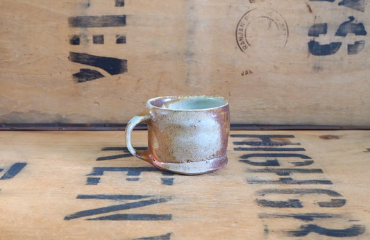 Woodfired Porcelain Small Mug (1) by John Mackenzie