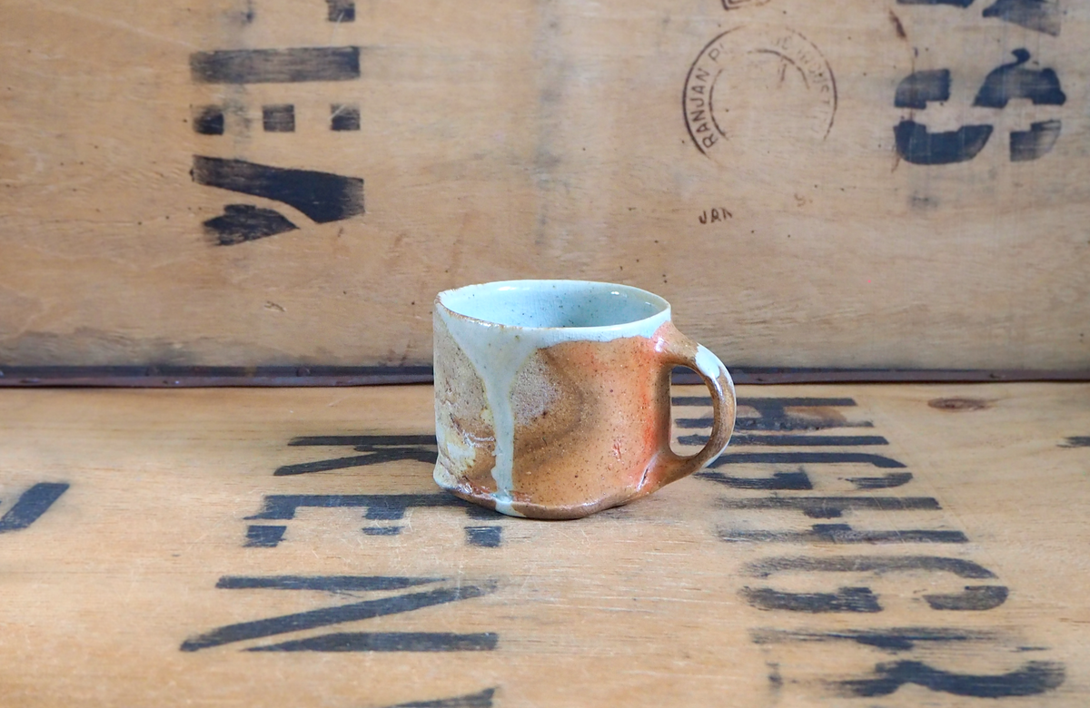 Woodfired Porcelain Small Mug (1) by John Mackenzie