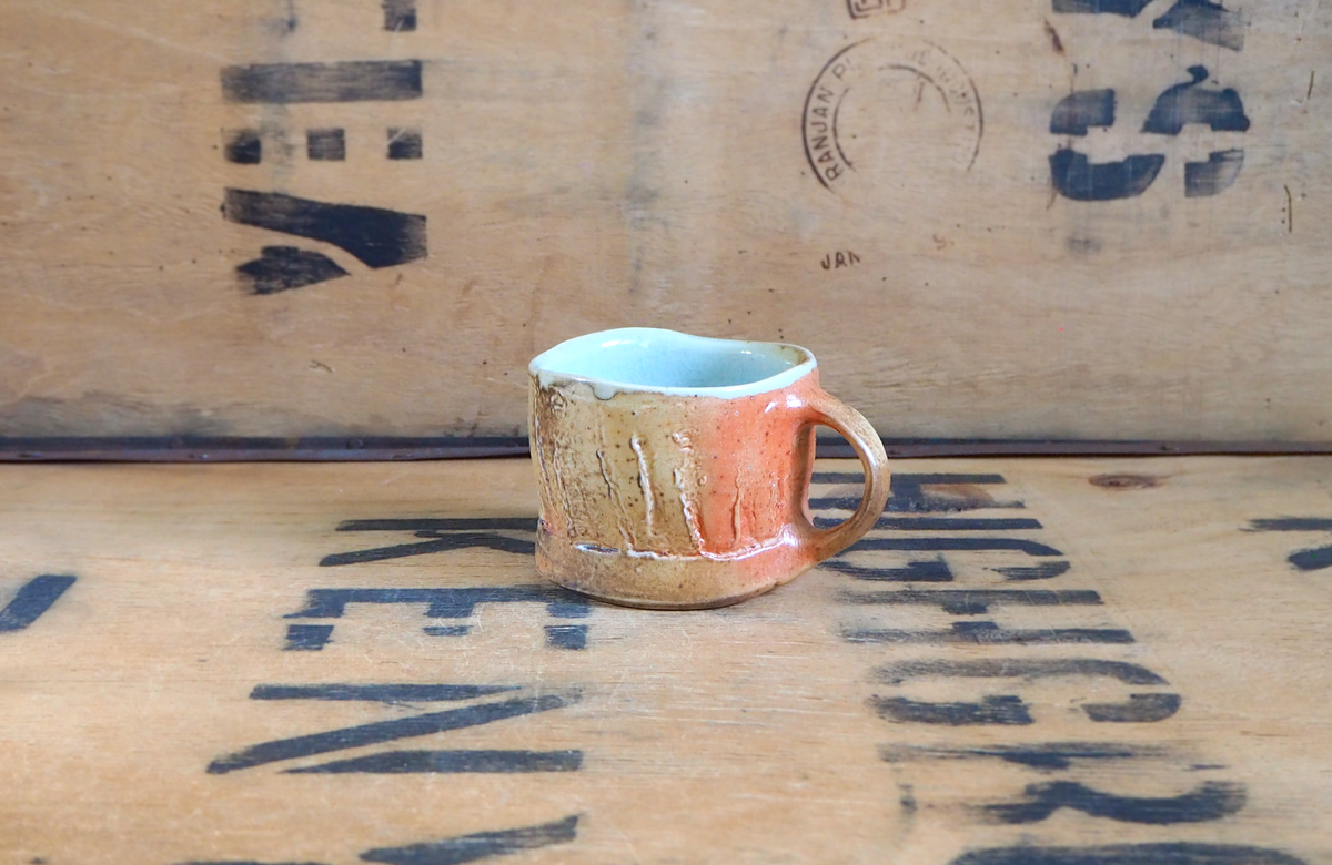 Woodfired Porcelain Small Mug (2) by John Mackenzie