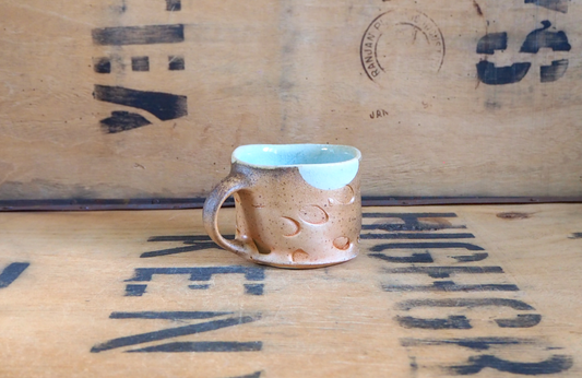 Woodfired Porcelain Small Mug (3) by John Mackenzie