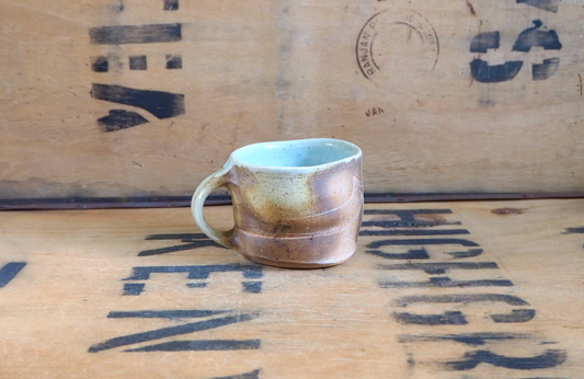 Woodfired Porcelain Small Mug (4) by John Mackenzie