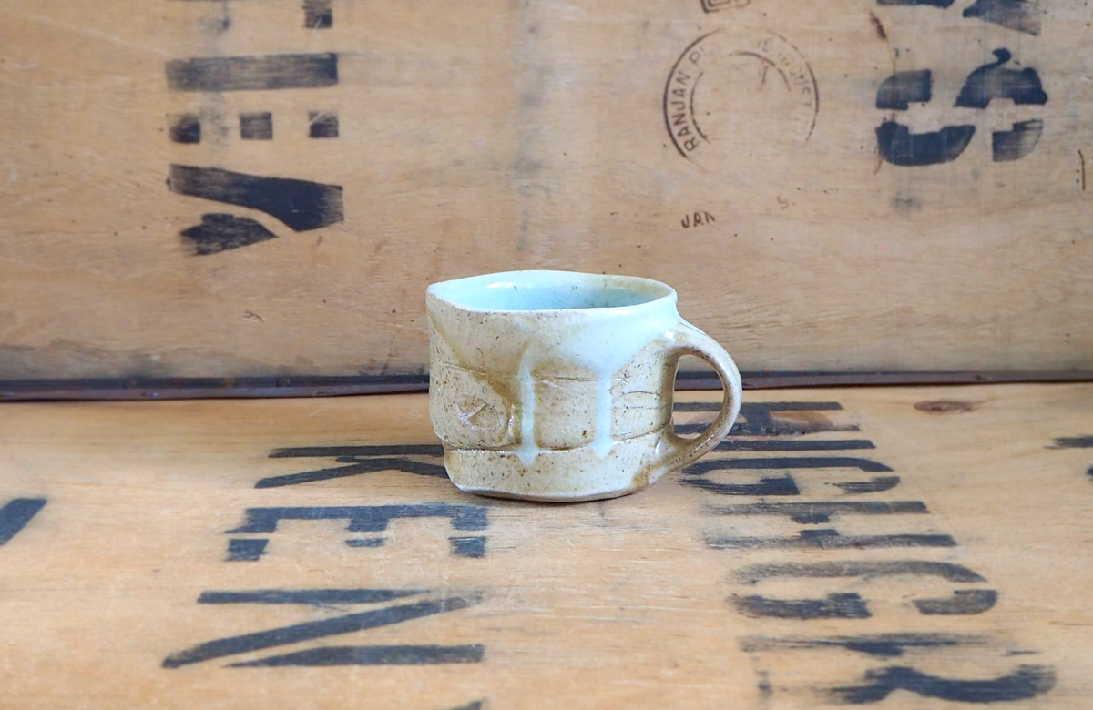 Woodfired Porcelain Small Mug (4) by John Mackenzie