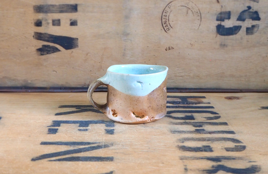 Woodfired Porcelain Small Mug (5) by John Mackenzie