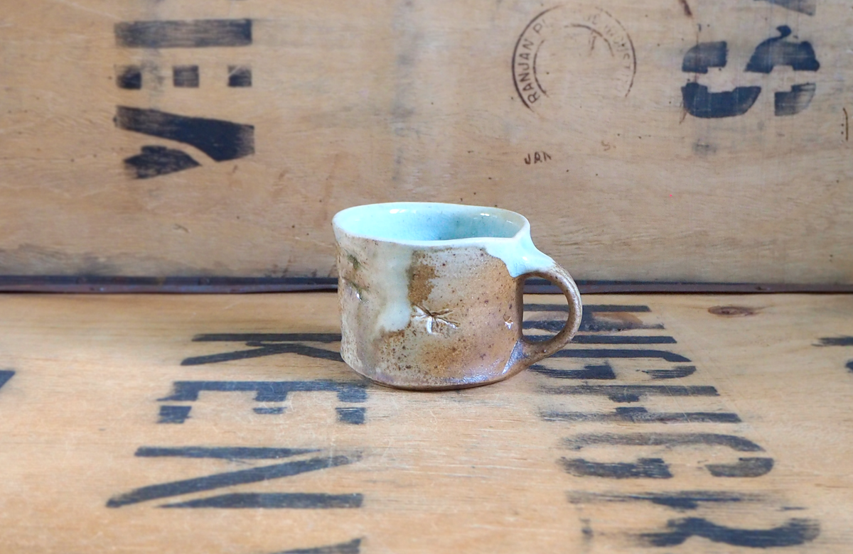 Woodfired Porcelain Small Mug (5) by John Mackenzie