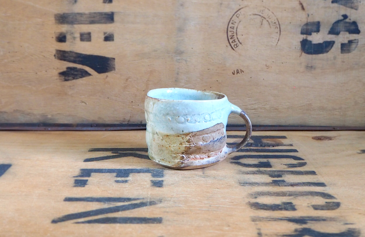 Woodfired Porcelain Small Mug (6) by John Mackenzie