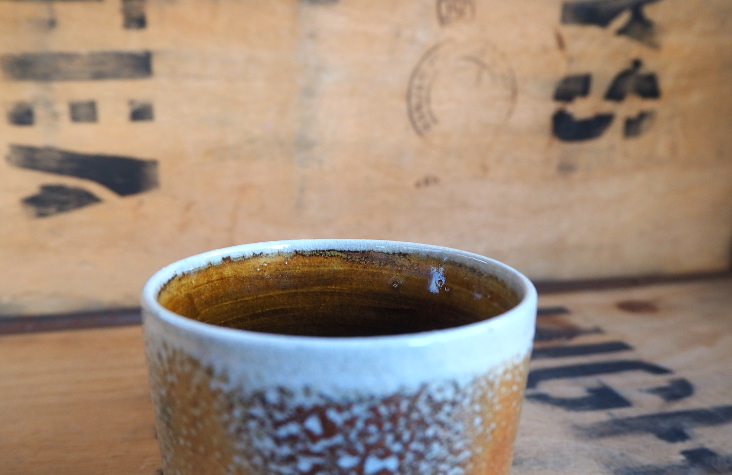 Small Sodafired Tumbler by Bob Andrew