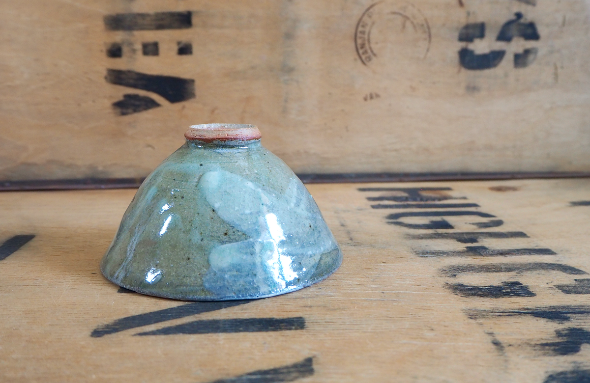 Ash & Celadon Teabowl (10) by Anja Graefe