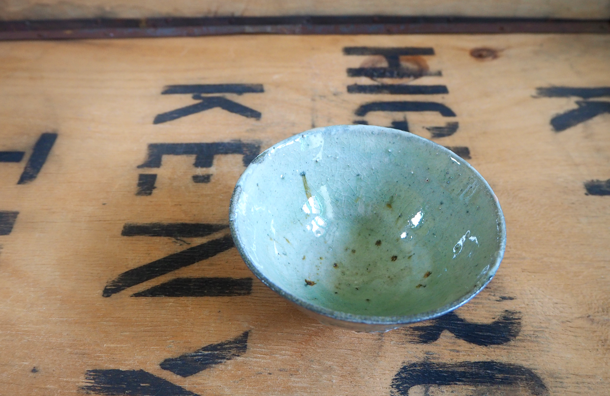 Ash & Celadon Teabowl (10) by Anja Graefe