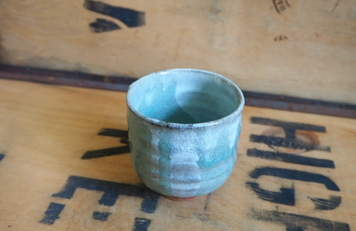 Ash & Celadon Yunomi (6) by Anja Graefe