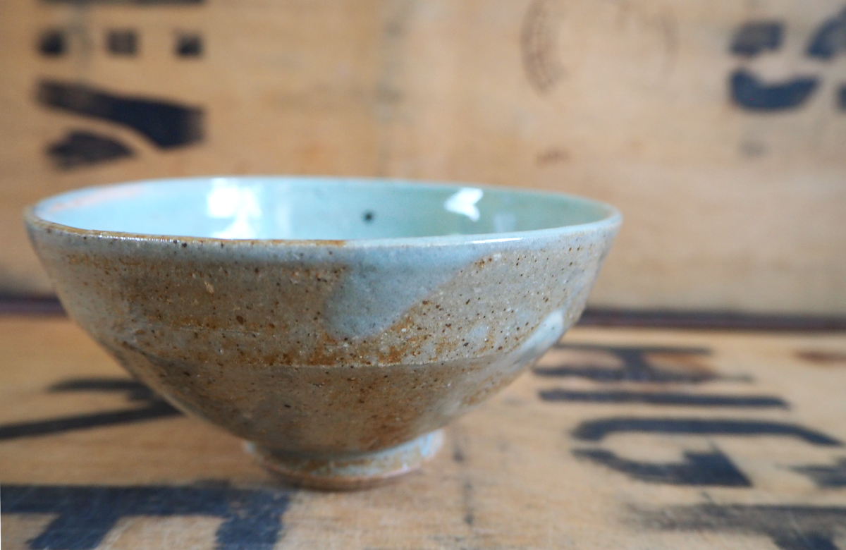 Ash & Celadon Teabowl (9) by Anja Graefe