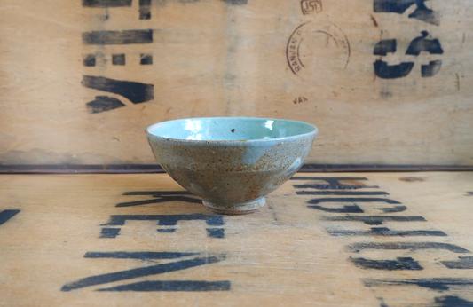 Ash & Celadon Teabowl (9) by Anja Graefe