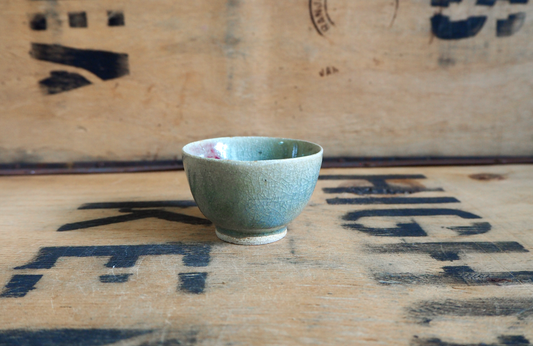 Porcelain Chun Ash Teabowl (31) by Michel François