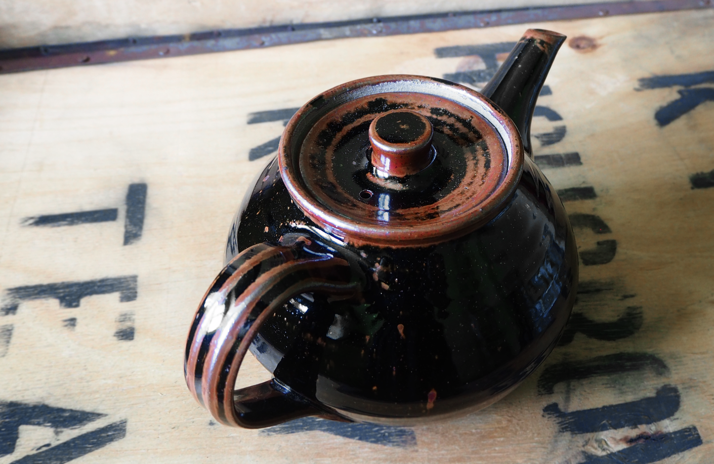 Tenmoku Teapot by The Leach Pottery
