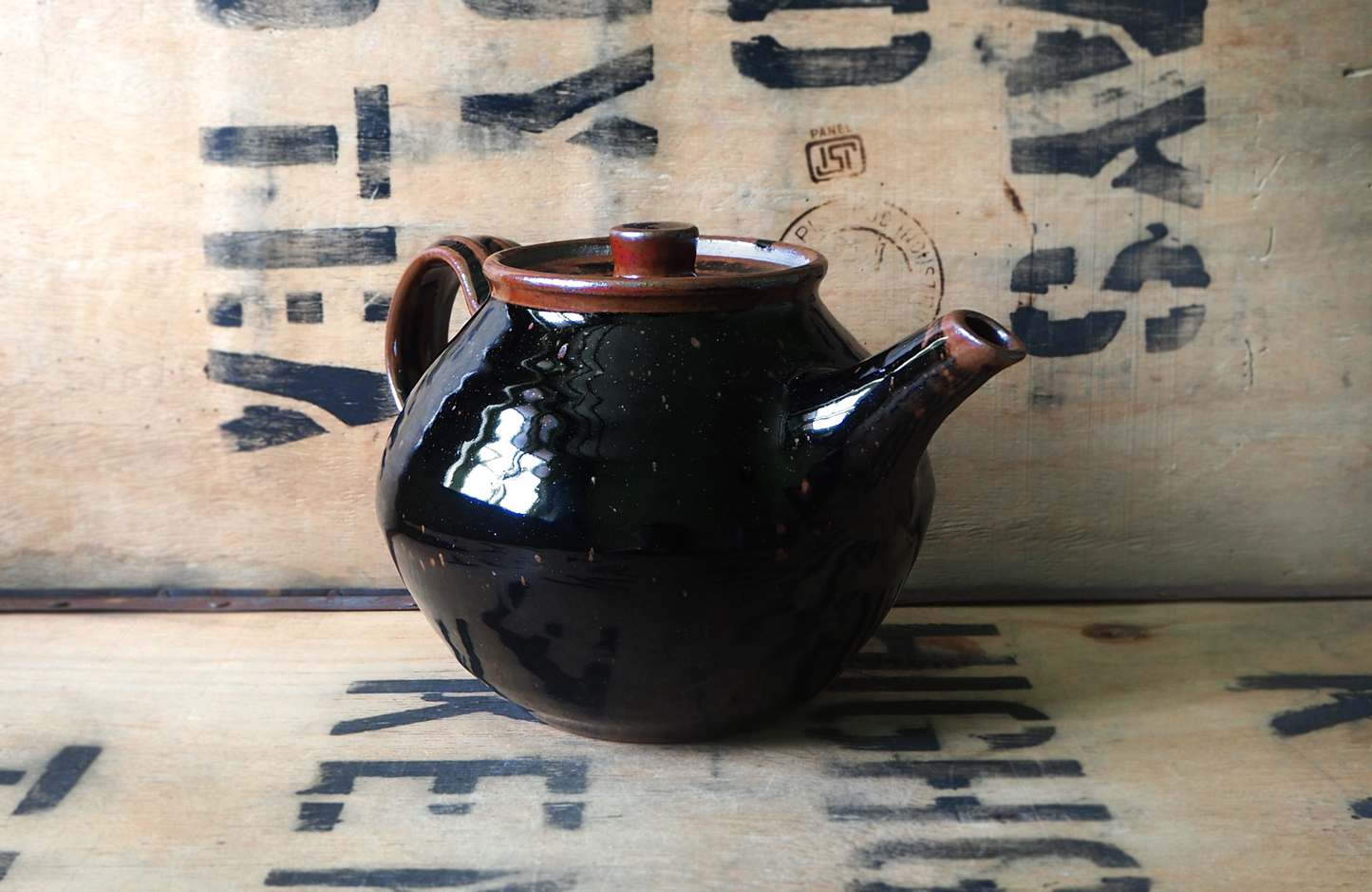 Tenmoku Teapot by The Leach Pottery