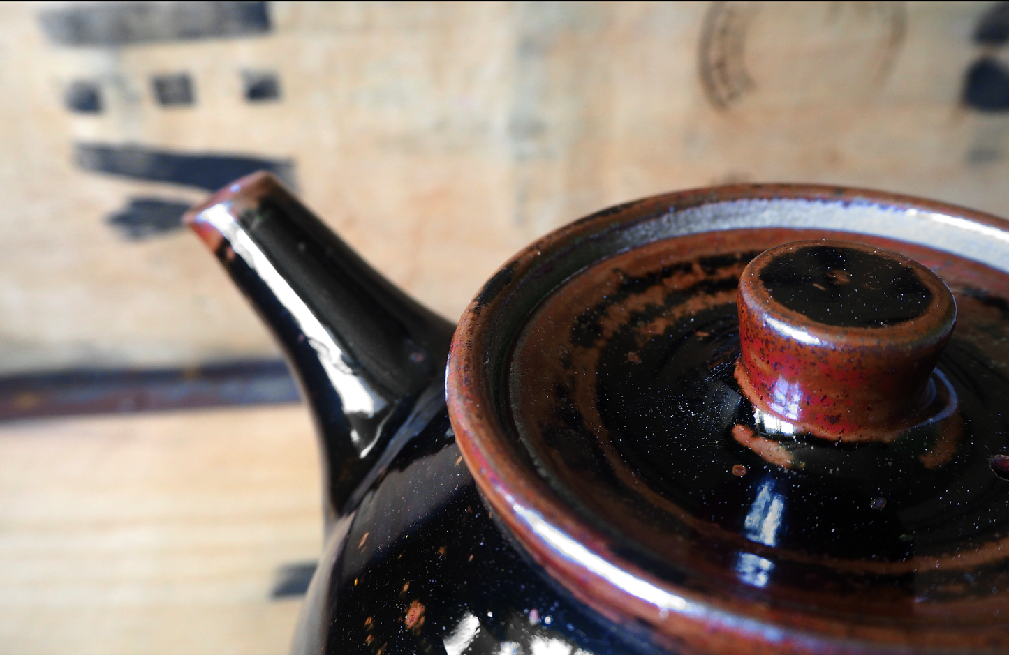 Tenmoku Teapot by The Leach Pottery