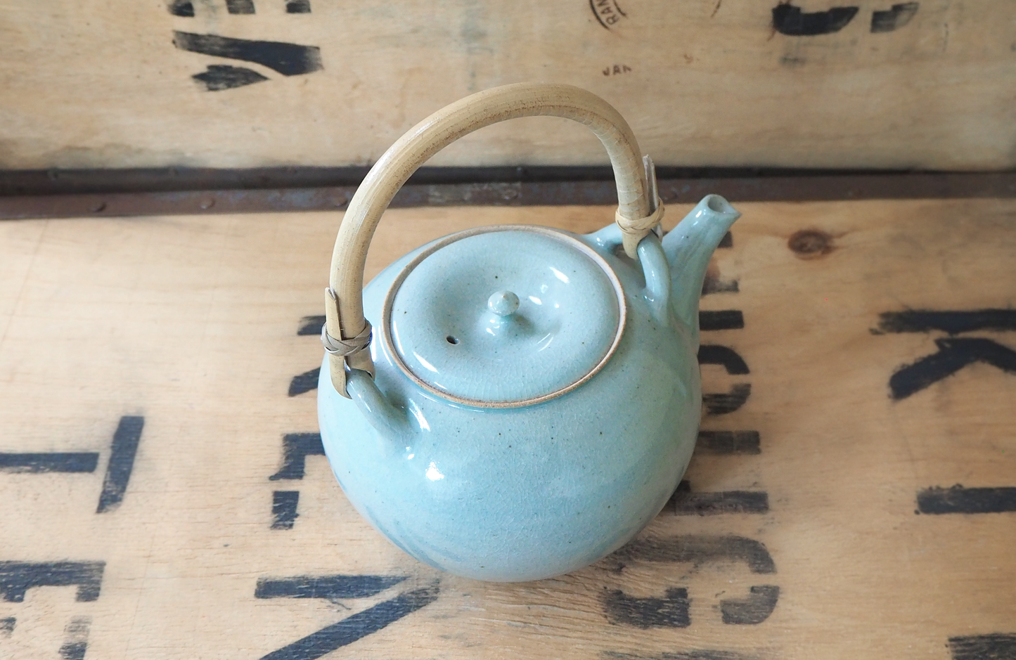 Celadon Teapot by Jacob Bodilly