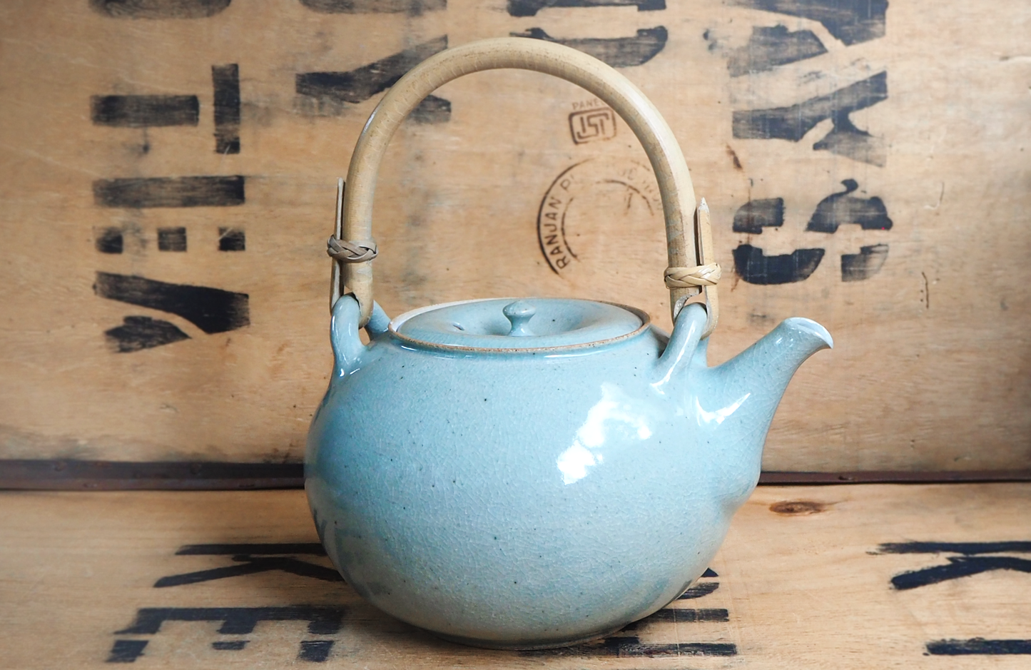 Celadon Teapot by Jacob Bodilly
