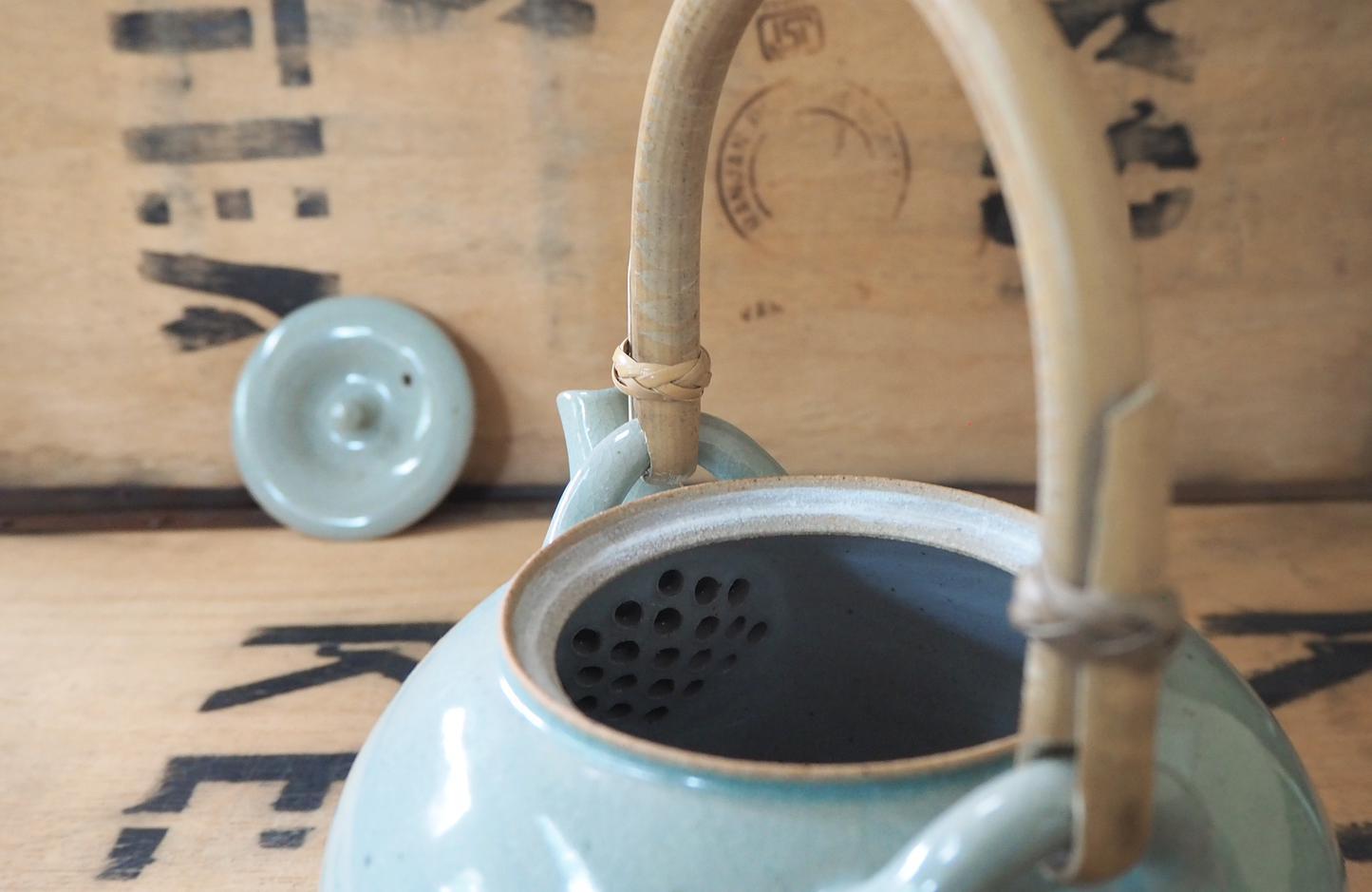 Celadon Teapot by Jacob Bodilly