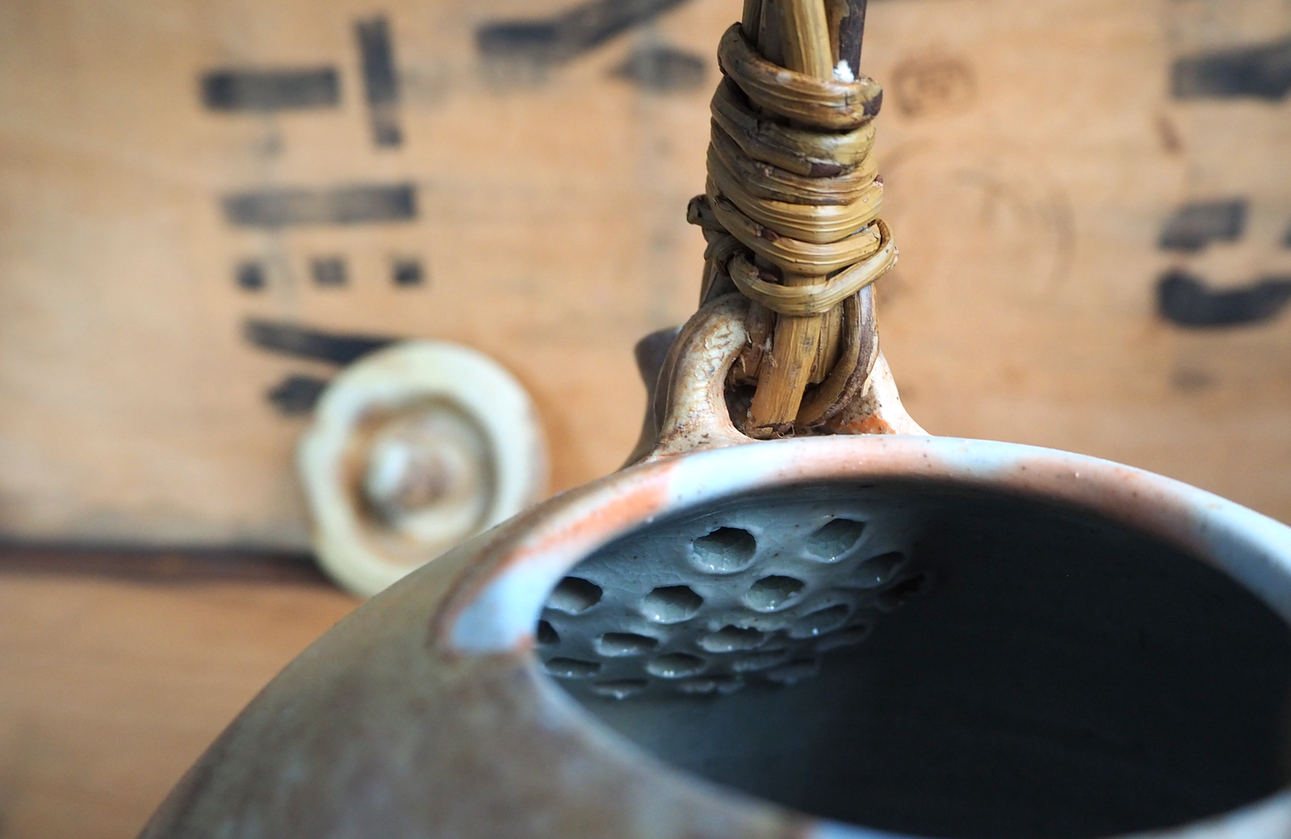 Woodfired Porcelain Teapot by John Mackenzie