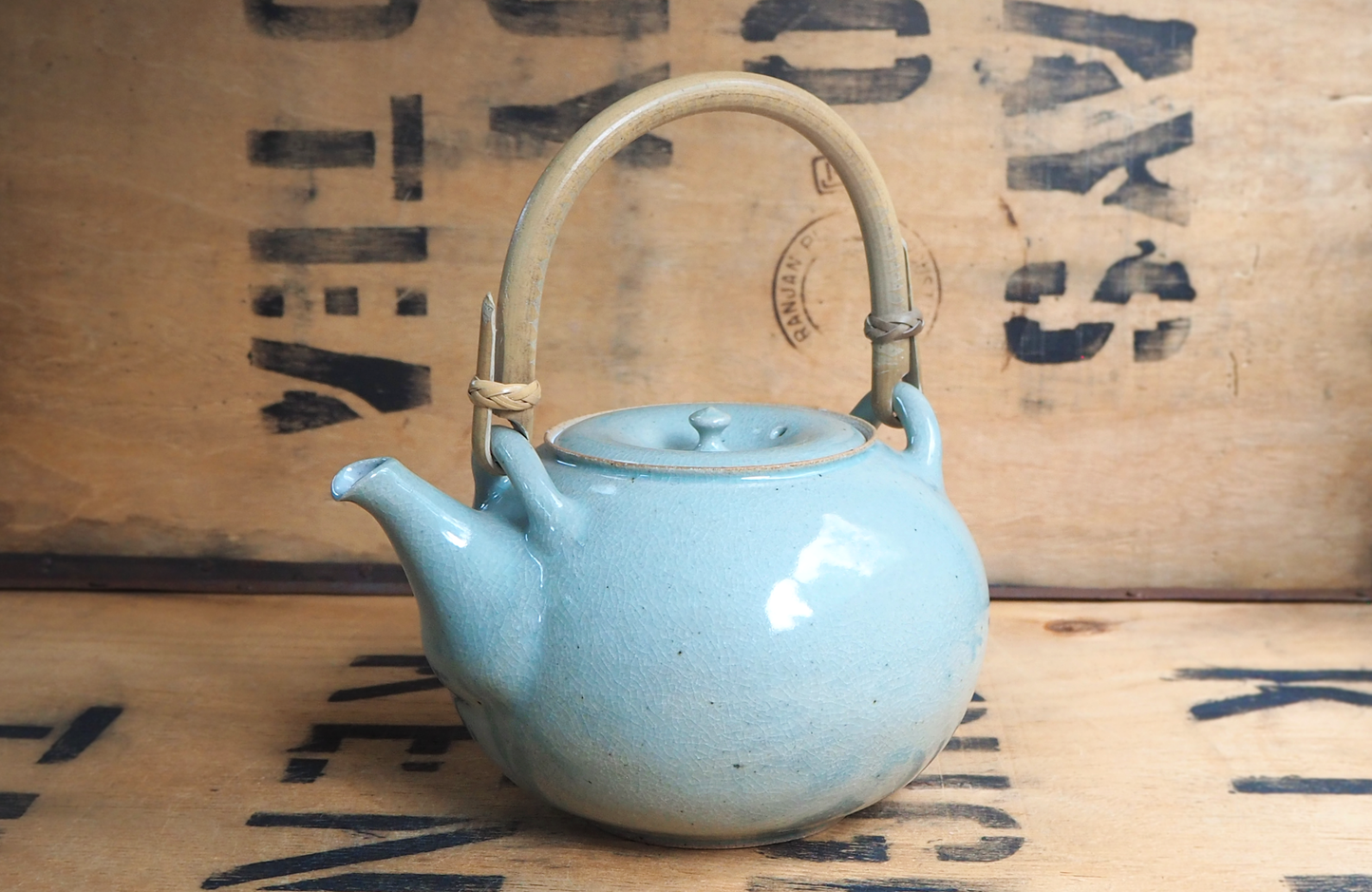 Celadon Teapot by Jacob Bodilly