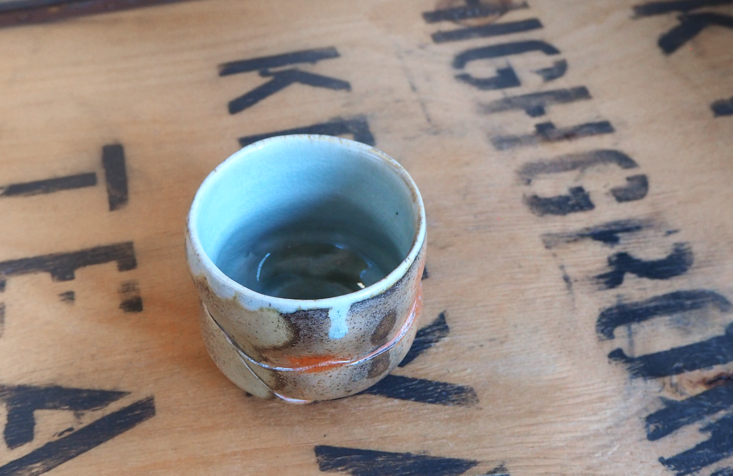 Woodfired Porcelain Large Yunomi (1) by John Mackenzie