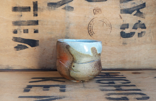 Woodfired Porcelain Large Yunomi (1) by John Mackenzie
