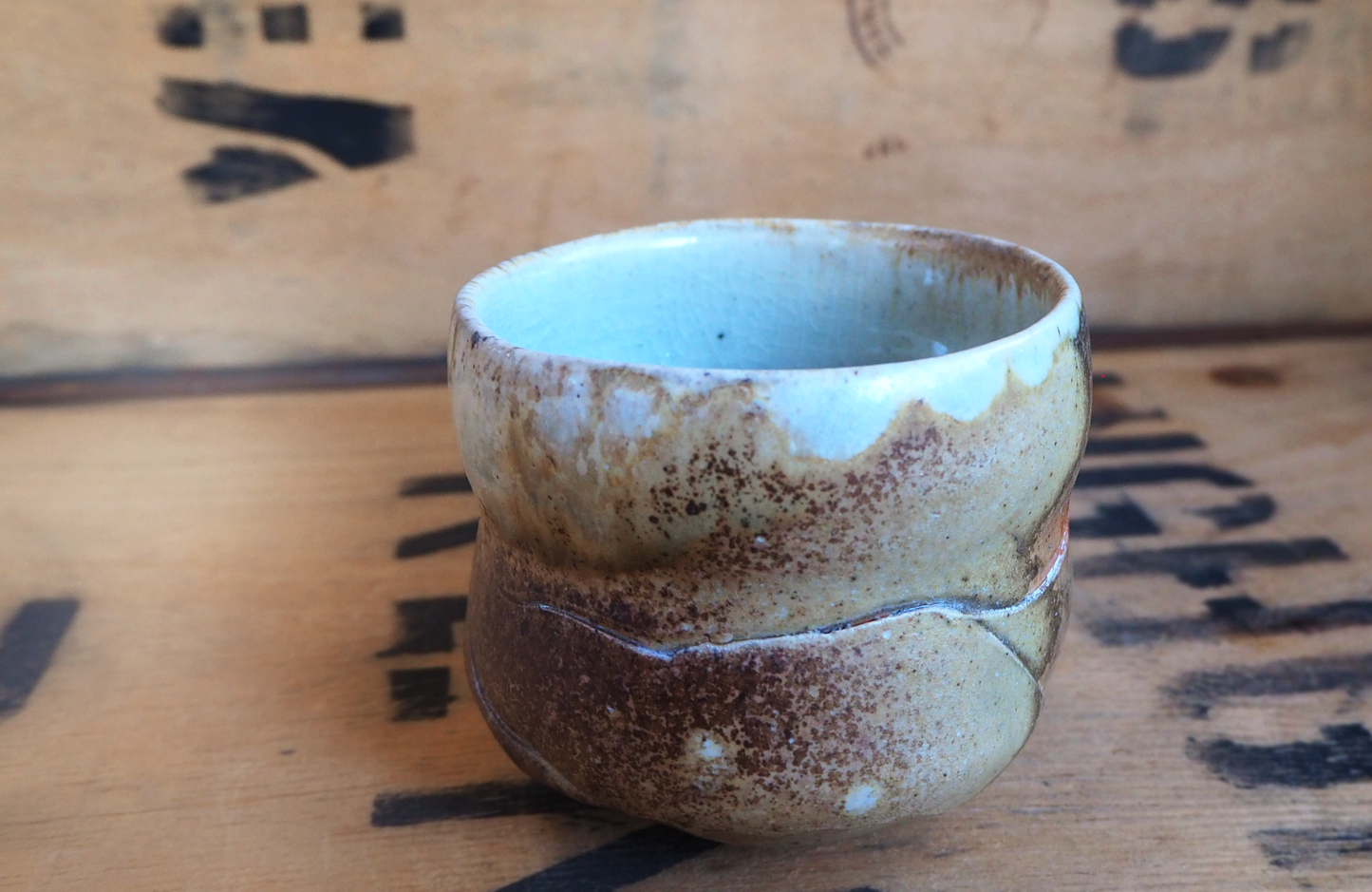 Woodfired Porcelain Large Yunomi (1) by John Mackenzie