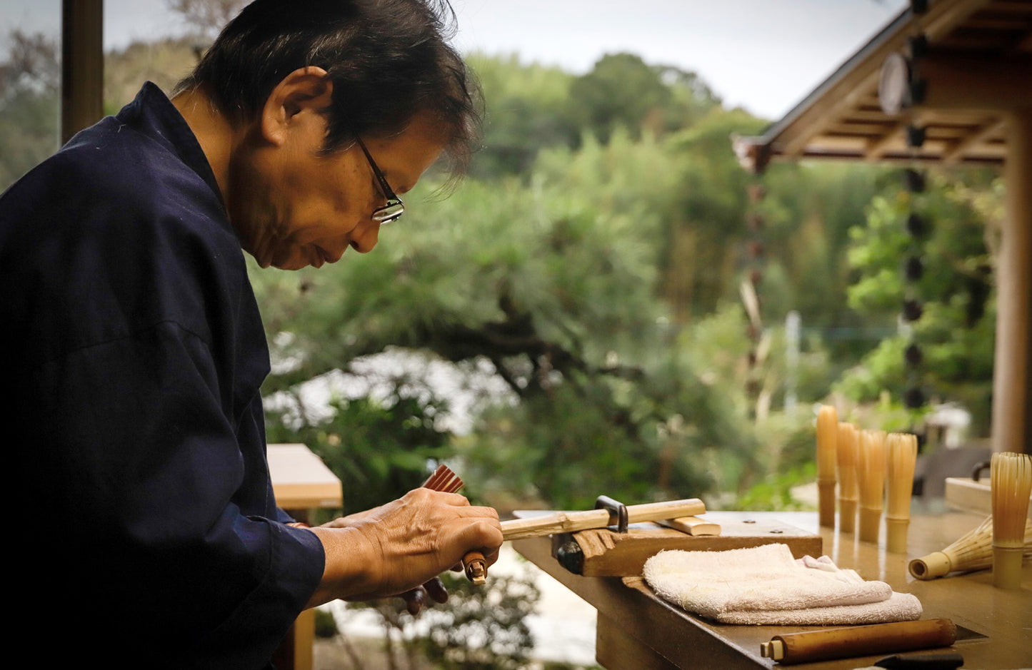 Kazuho Takayama Chasen, Matcha Whisk by Suikaen | Yasaburo Tanimura