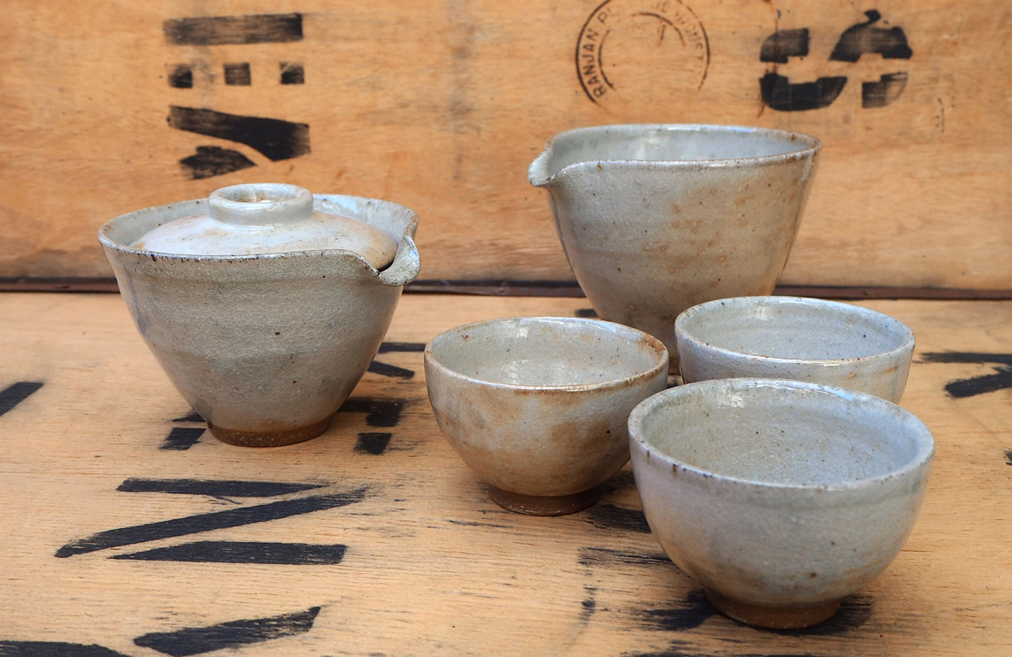 Shino Tea Bowl (1) by Popalini & Jezando