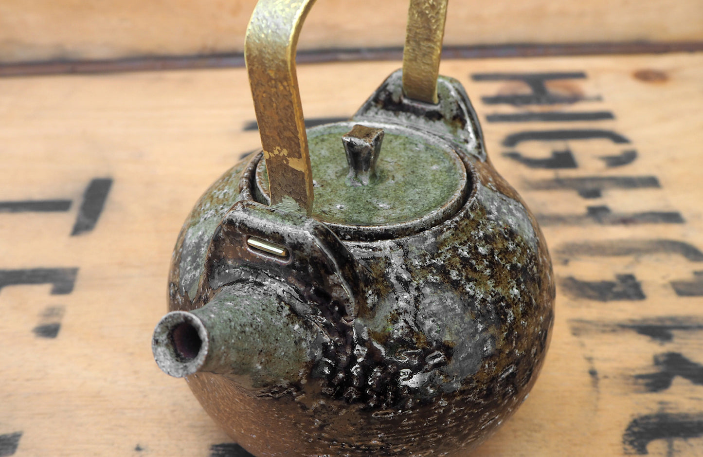 Soda Fired Teapot by Popalini & Jezando