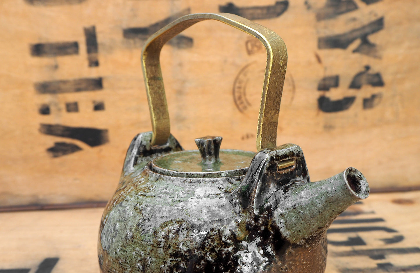 Soda Fired Teapot by Popalini & Jezando