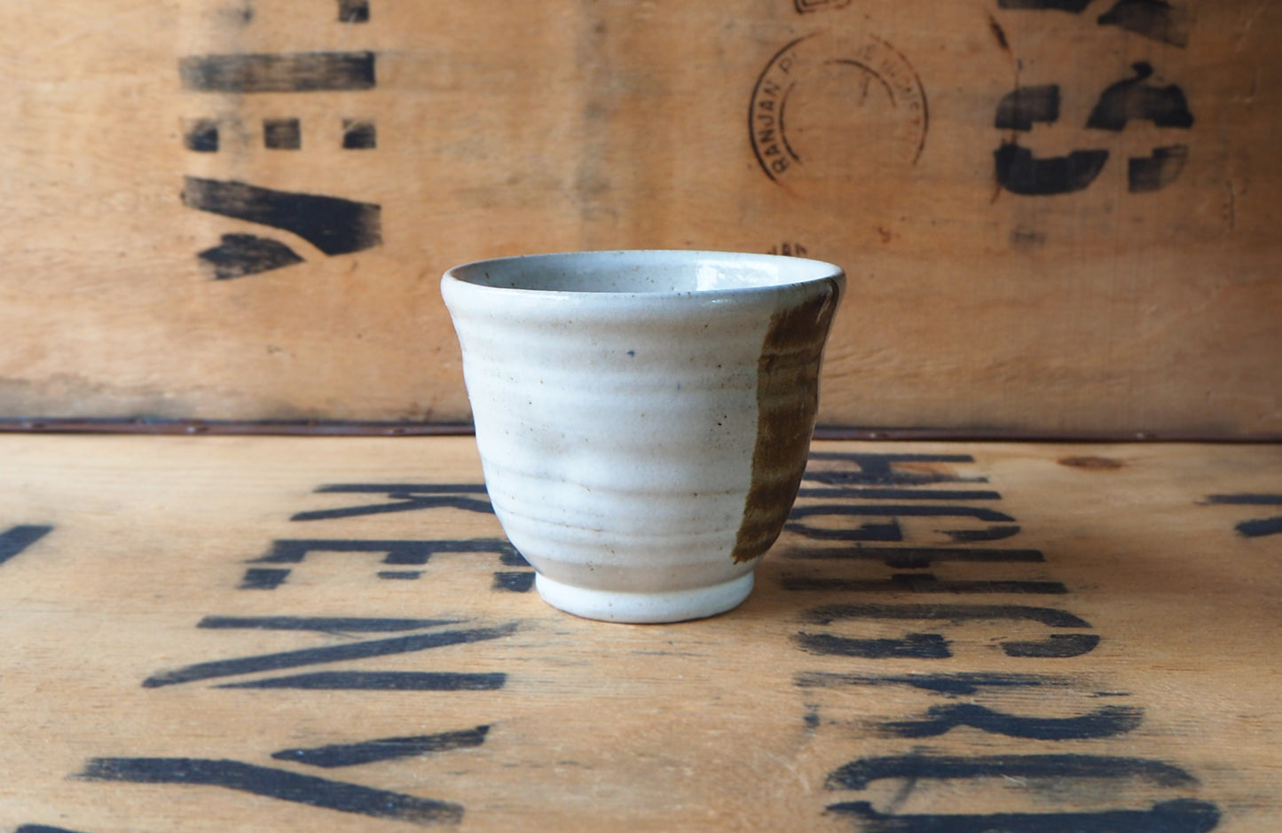 Ash Glaze Tea Bowl (1) by Nicola Gillis