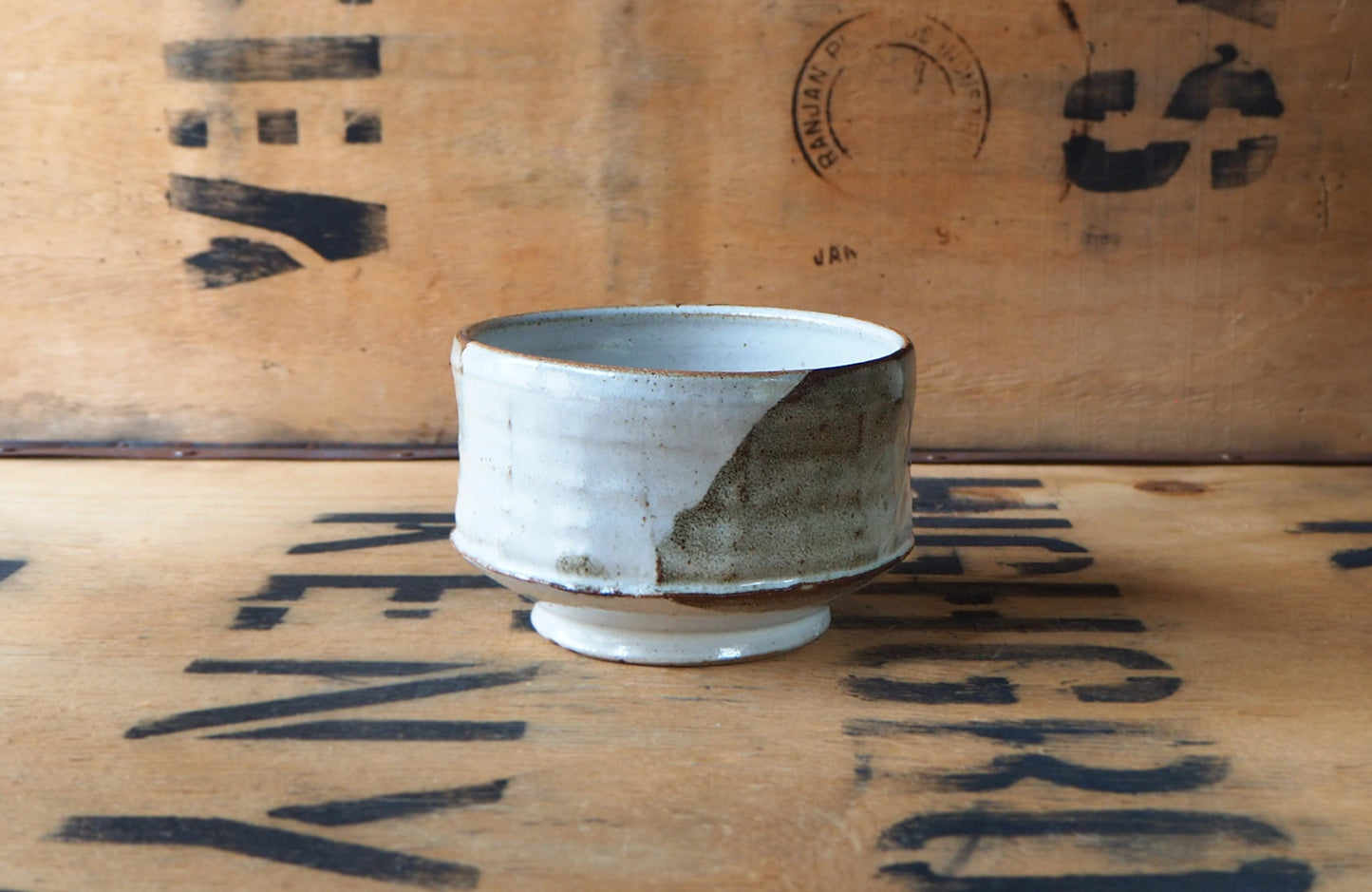 Ash Glaze Tea Bowl (6) by Nicola Gillis