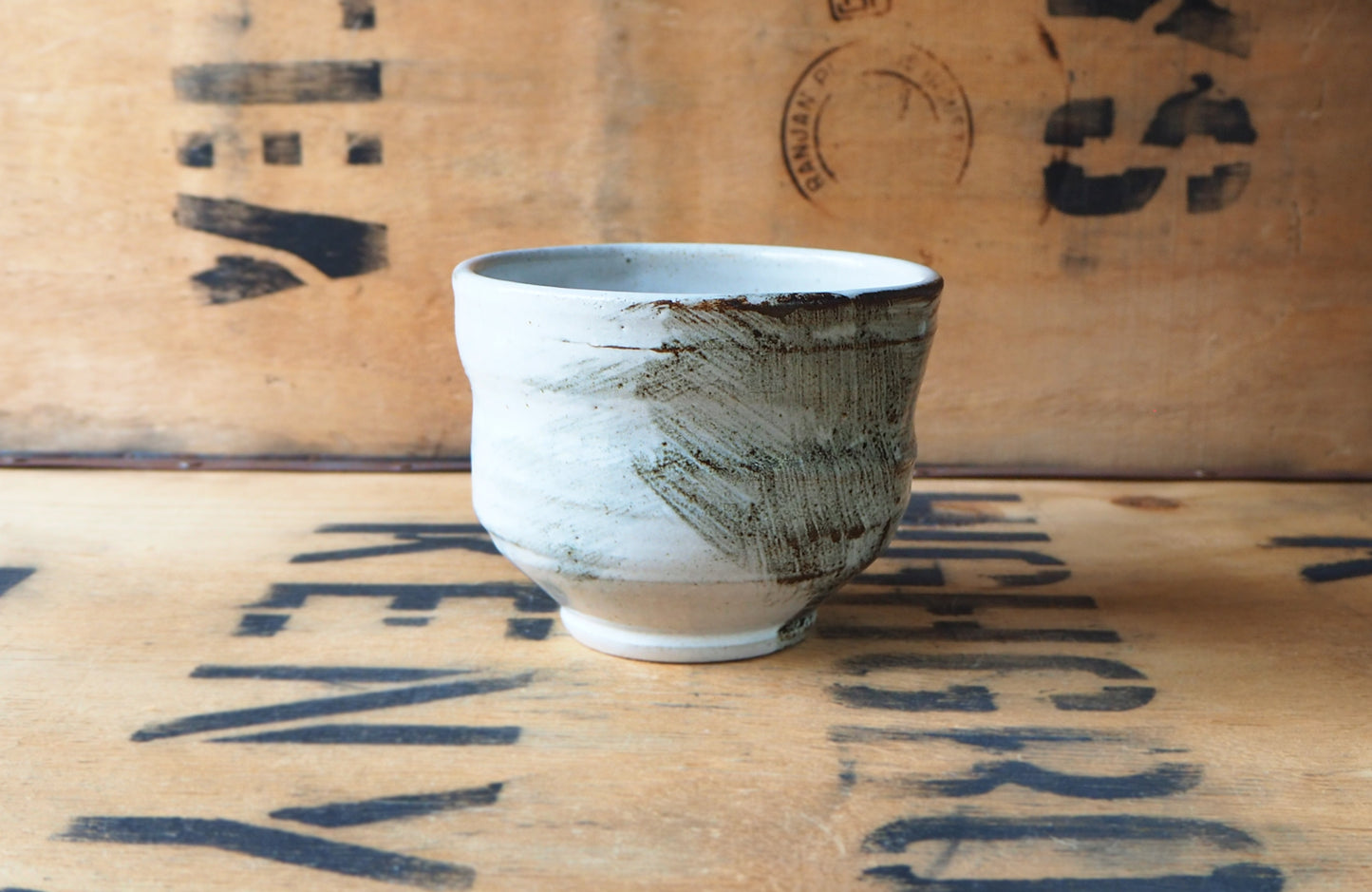 Ash Glaze Tea Bowl (4) by Nicola Gillis