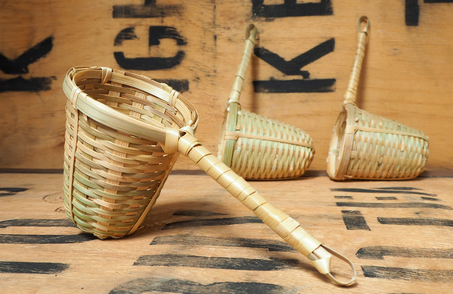 Bamboo Basket Tea Strainer