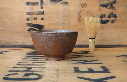 Tan Slip Chawan by Popalini & Jezando
